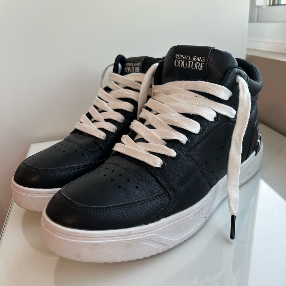 Men’s Versace Jeans Couture Black Hight Top Sneakers